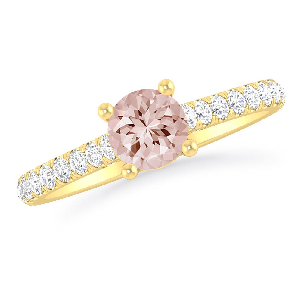 Yellow Gold - Morganite