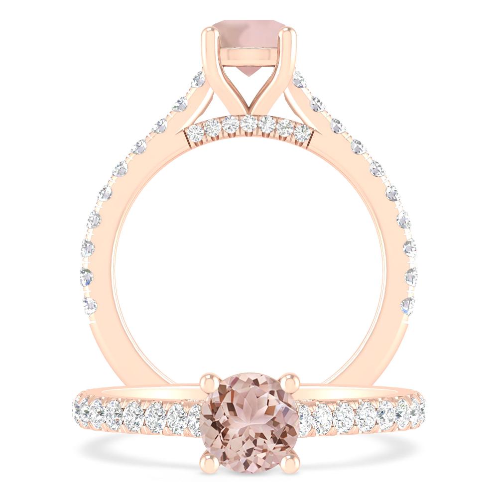 Rose Gold - Morganite