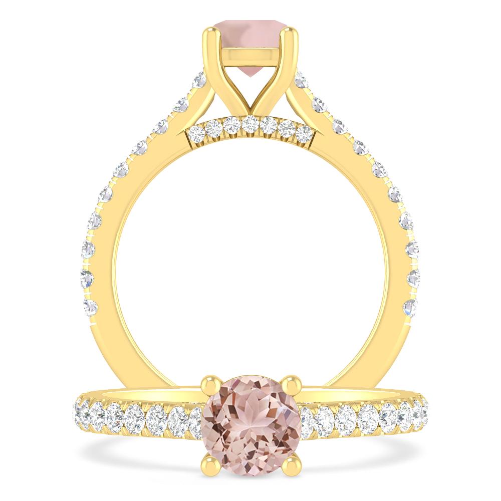 Yellow Gold - Morganite