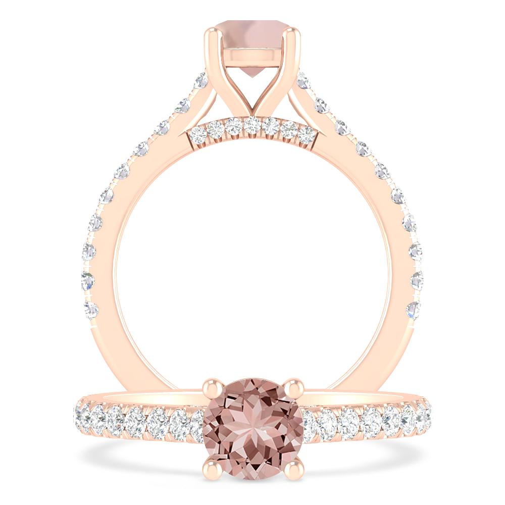 Rose Gold - Morganite