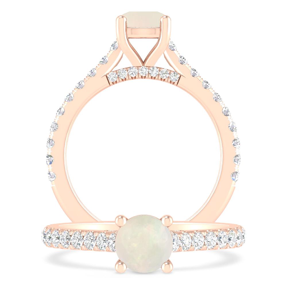 Rose Gold - Opal