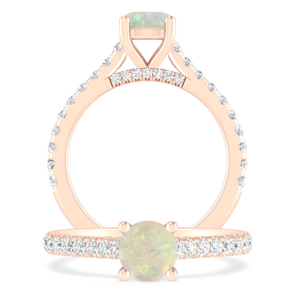 Rose Gold - Opal