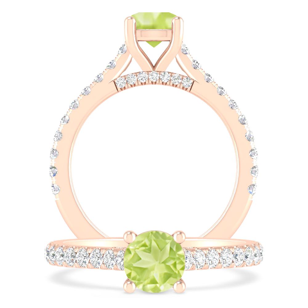 Rose Gold - Peridot