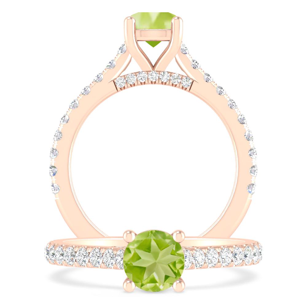 Rose Gold - Peridot