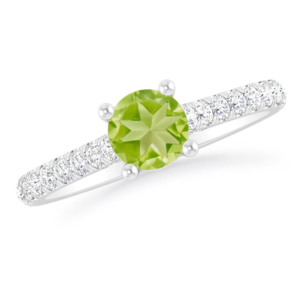 White Gold - Peridot