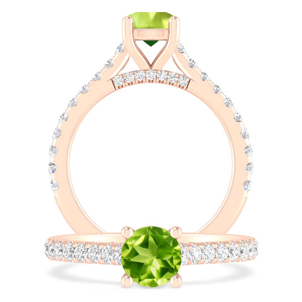 Rose Gold - Peridot