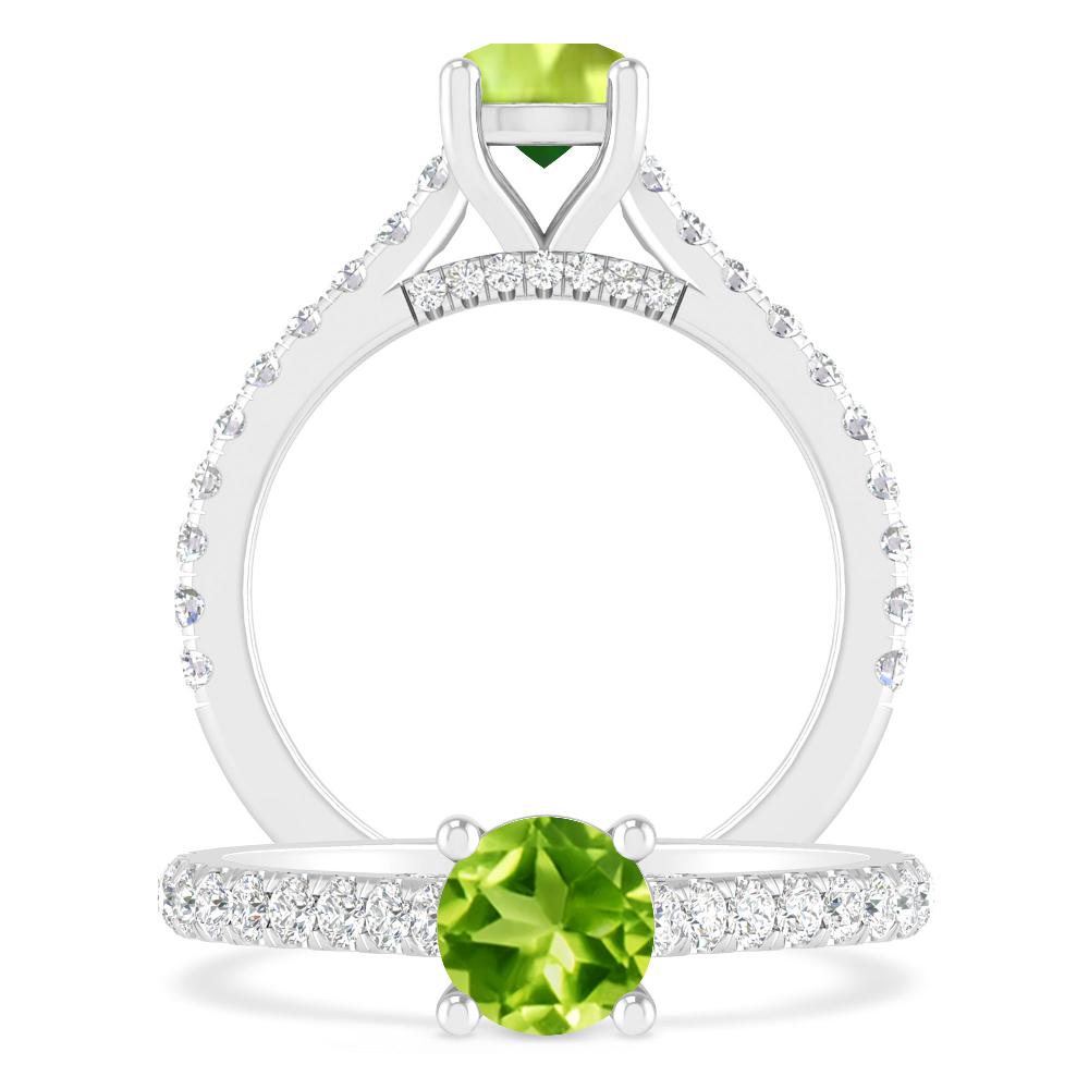 White Gold - Peridot