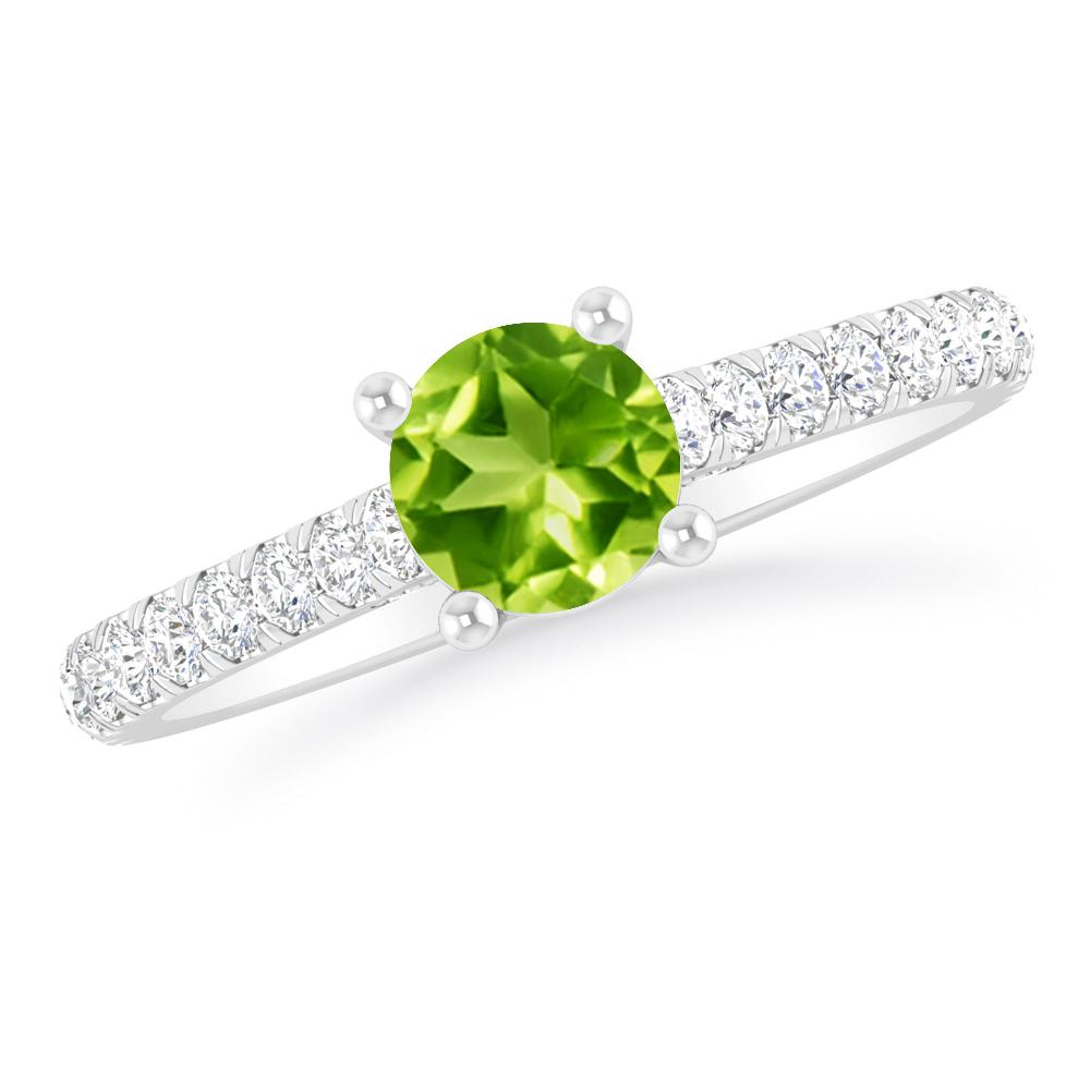 White Gold - Peridot