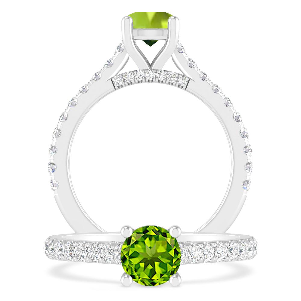 White Gold - Peridot