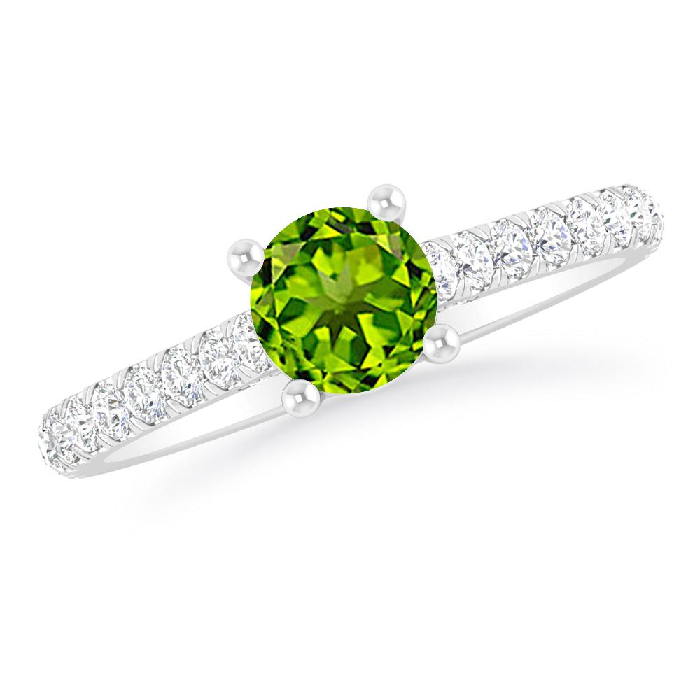 White Gold - Peridot