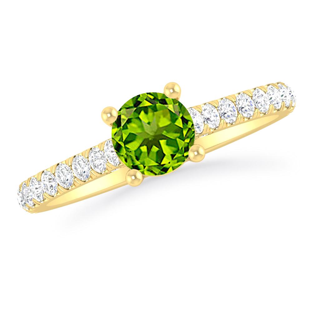 Yellow Gold - Peridot