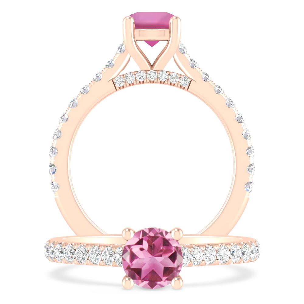 Rose Gold - Pink Tourmaline