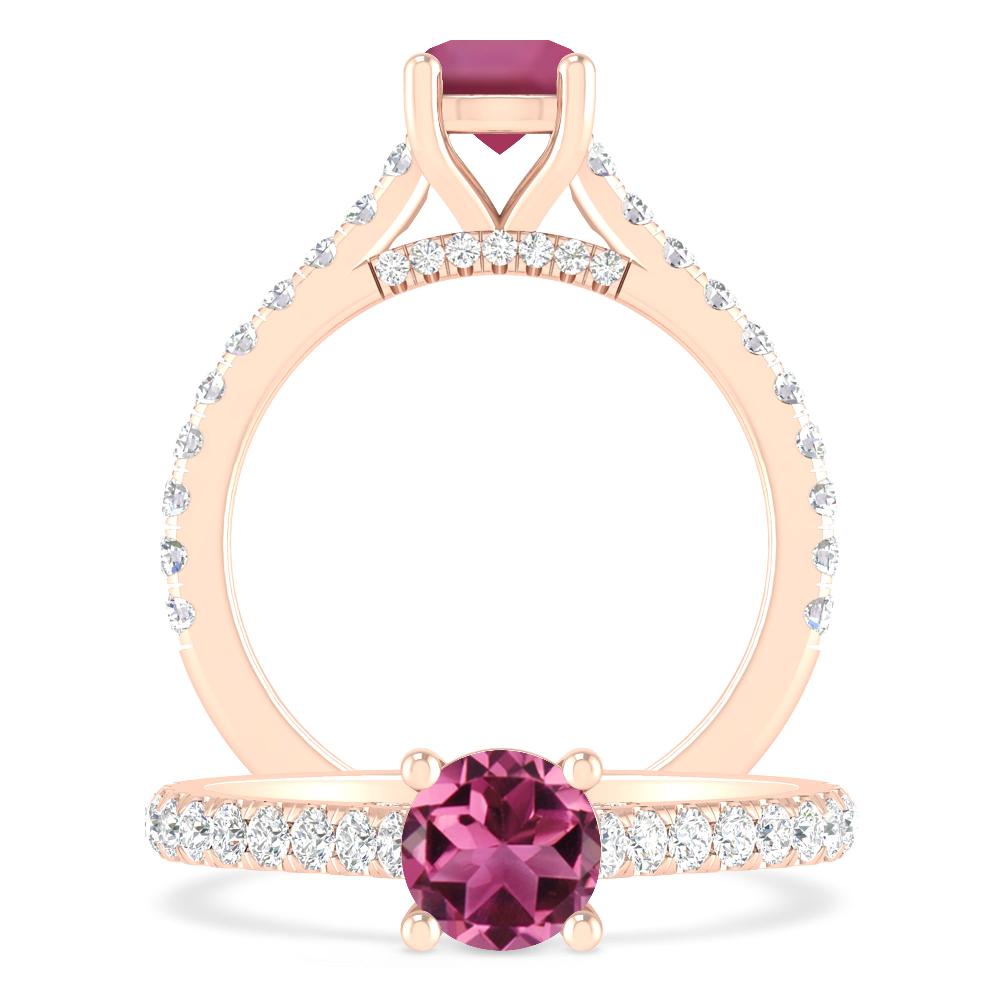 Rose Gold - Pink Tourmaline