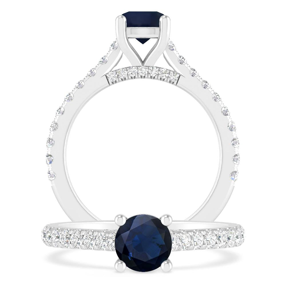 White Gold - Sapphire