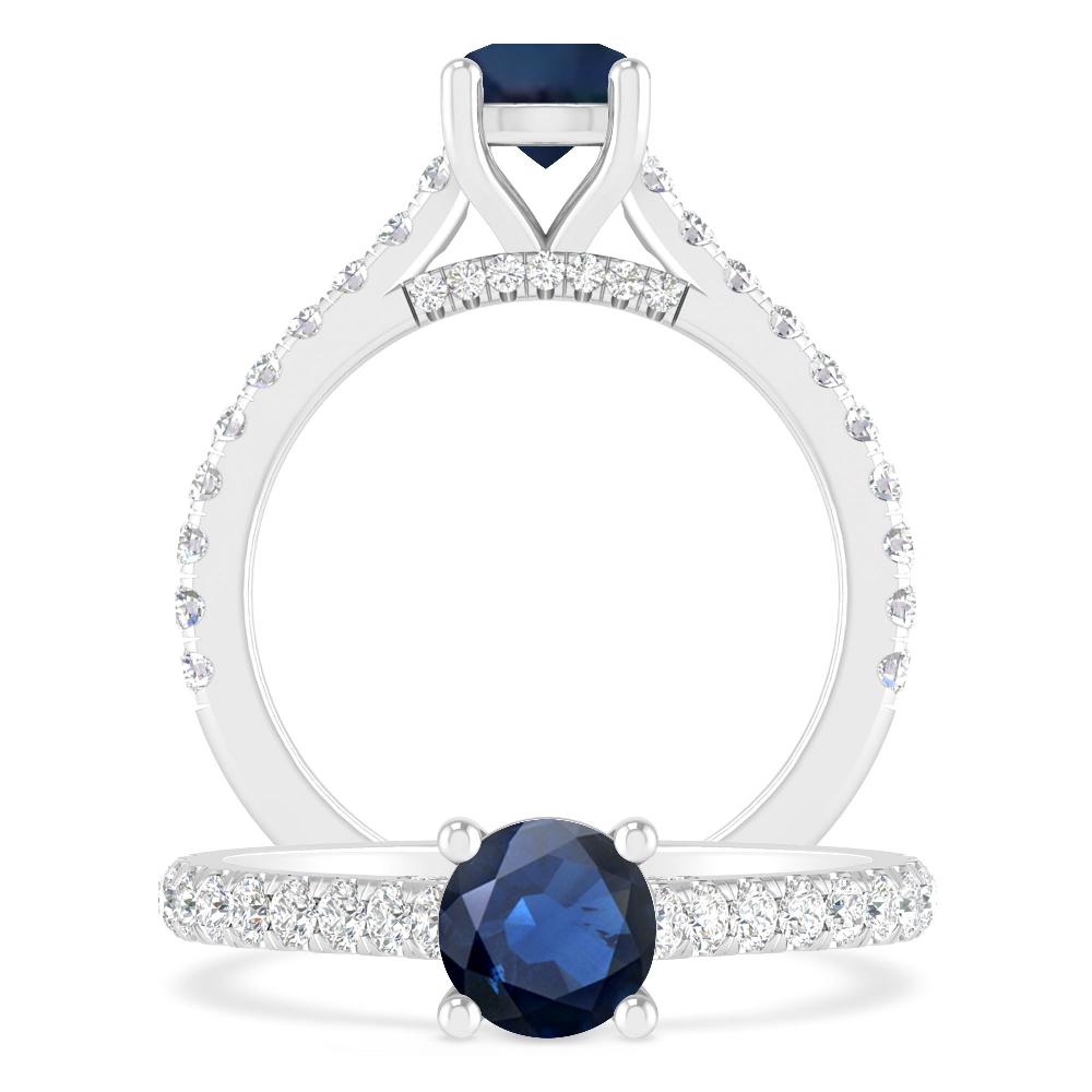 White Gold - Sapphire