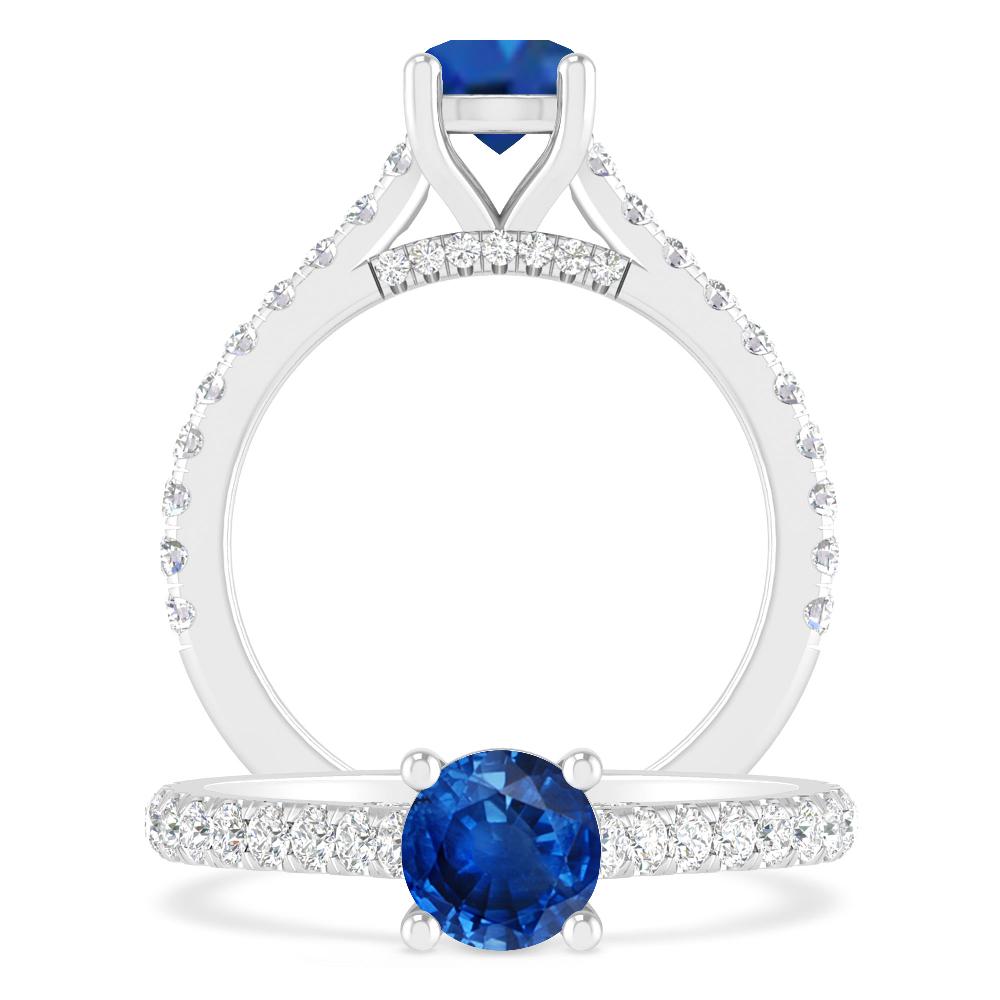 White Gold - Sapphire