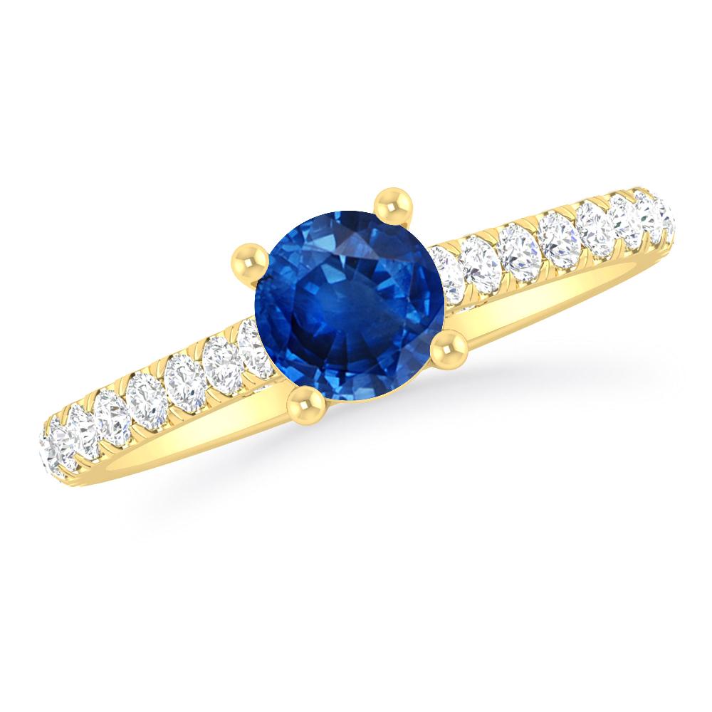 Yellow Gold - Sapphire