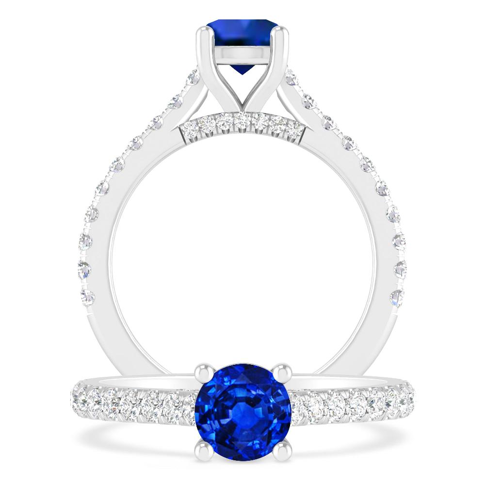 White Gold - Sapphire