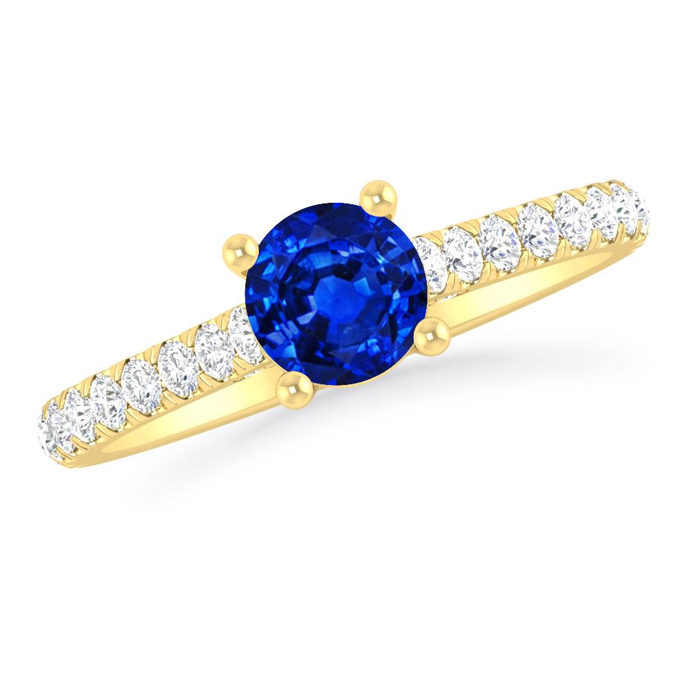 Yellow Gold - Sapphire