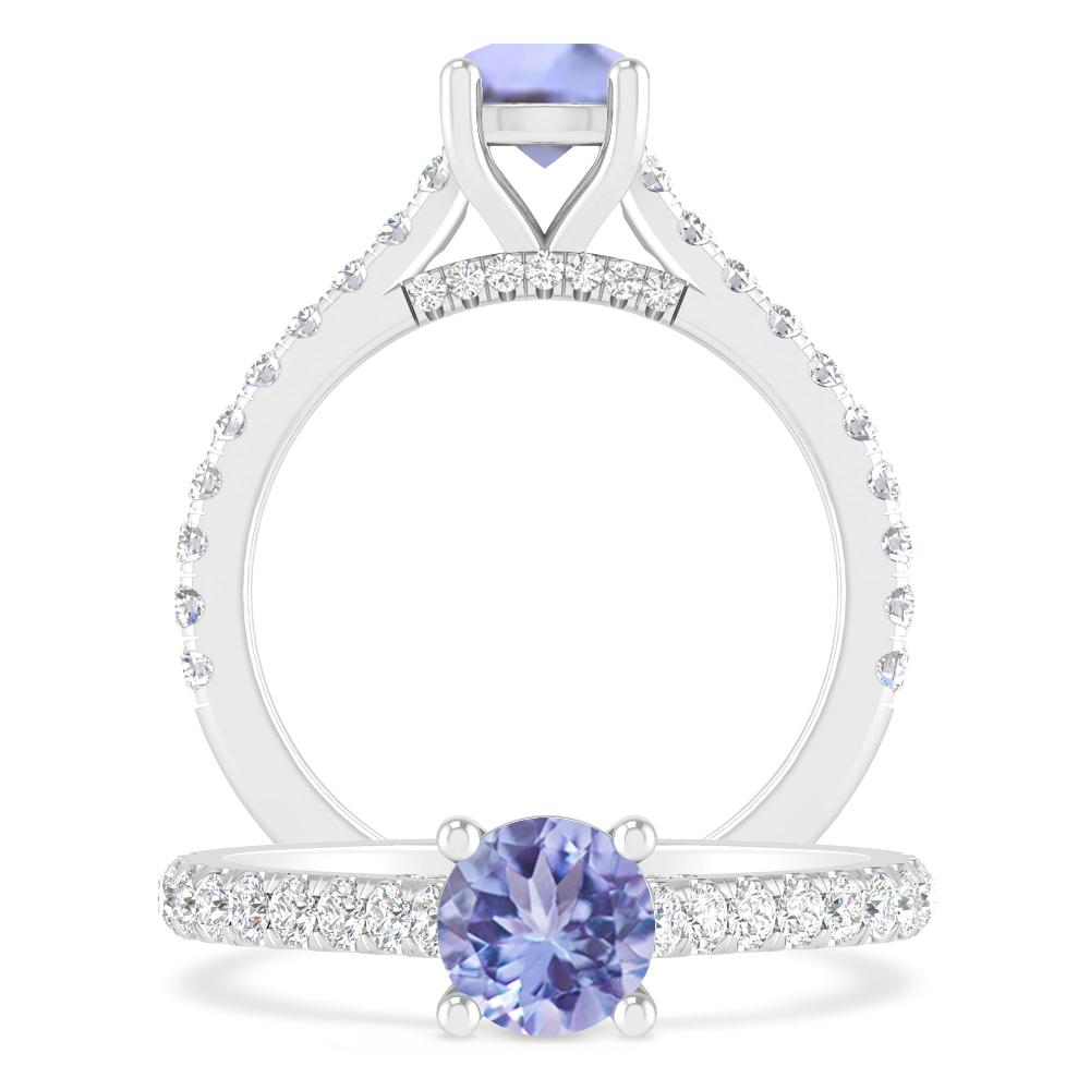 White Gold - Tanzanite