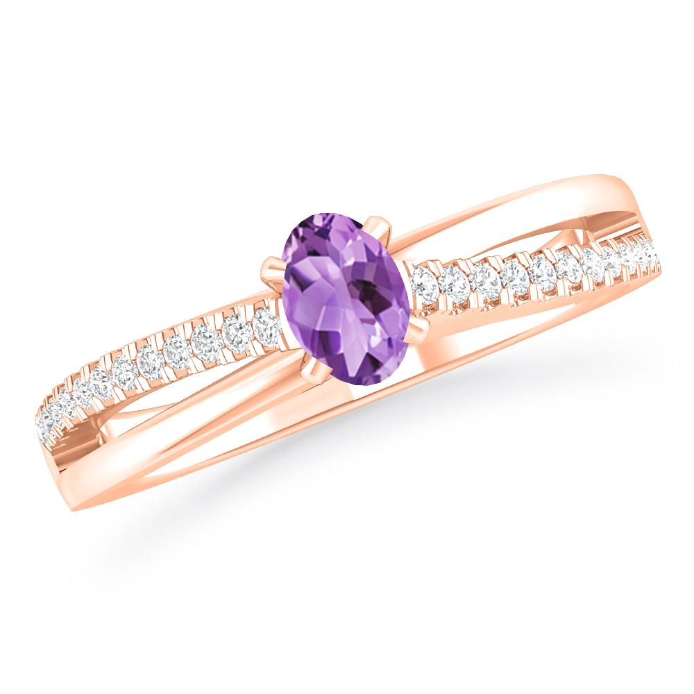 Rose Gold - Amethyst