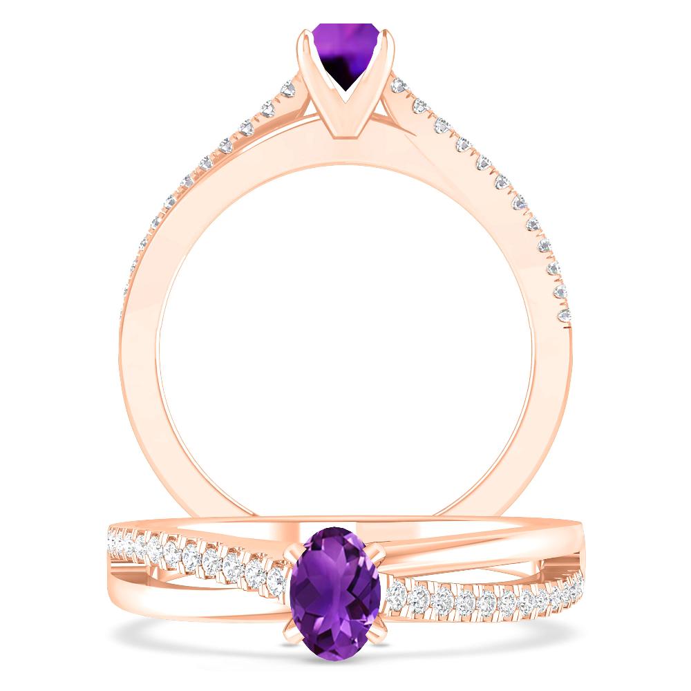 Rose Gold - Amethyst