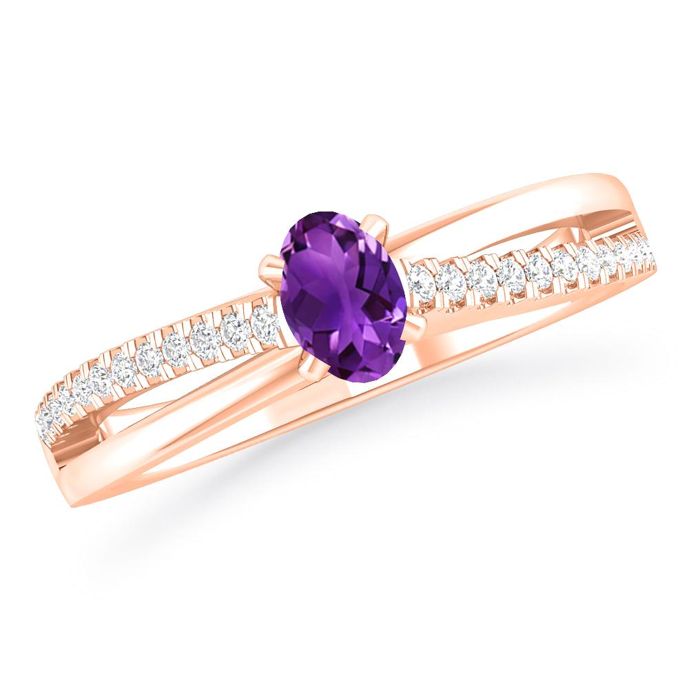 Rose Gold - Amethyst