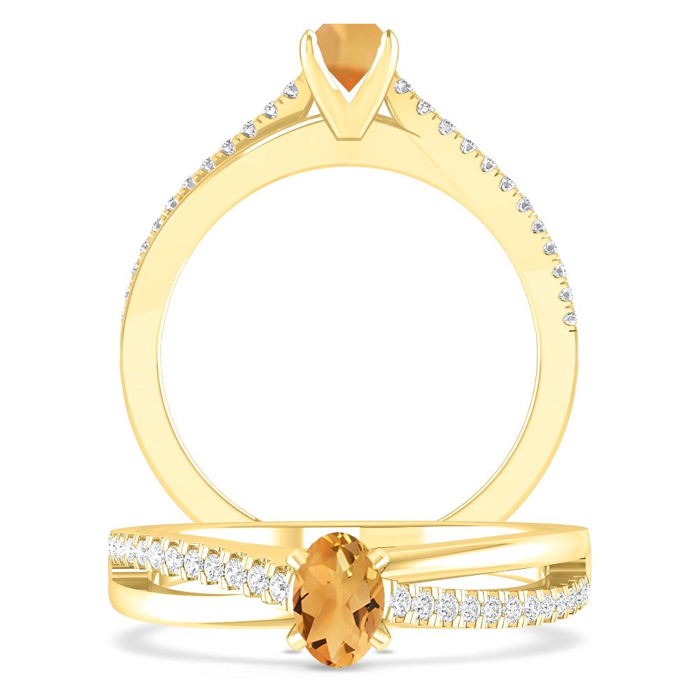 Yellow Gold - Citrine