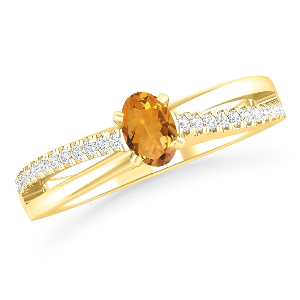 Yellow Gold - Citrine