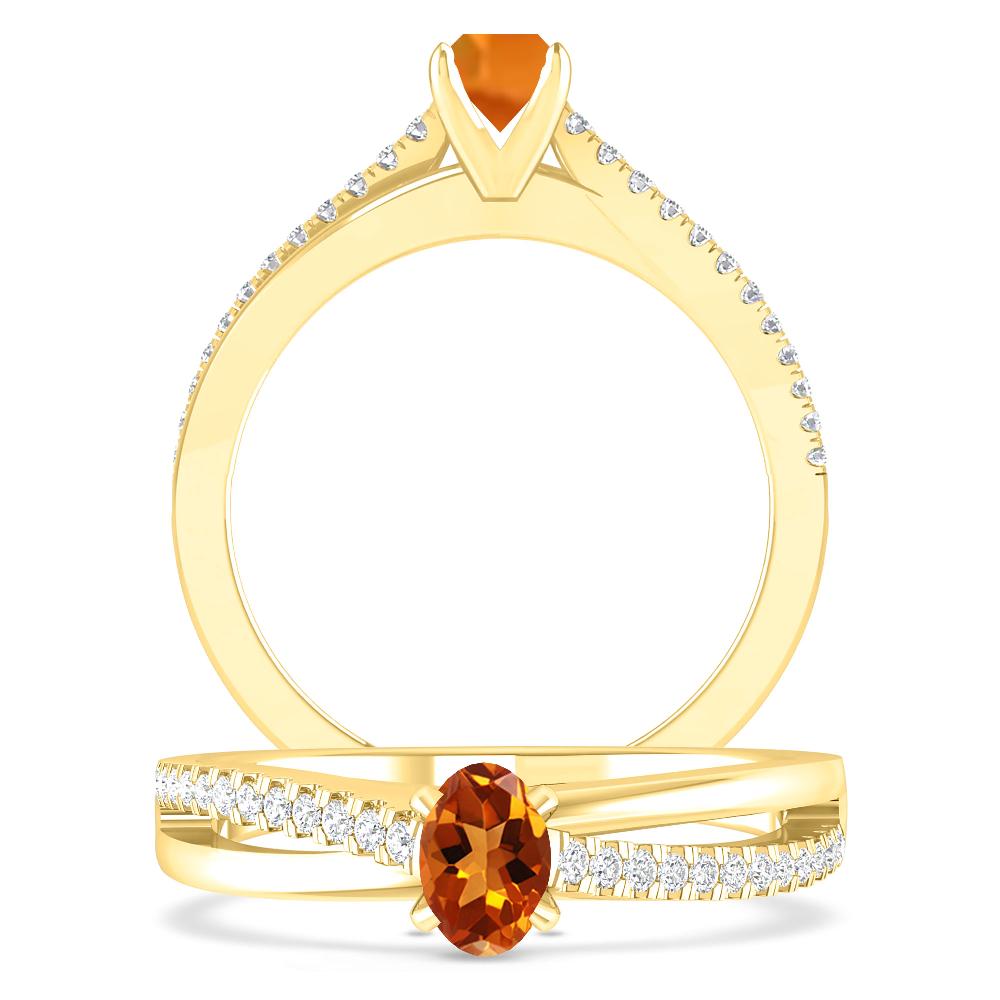 Yellow Gold - Citrine