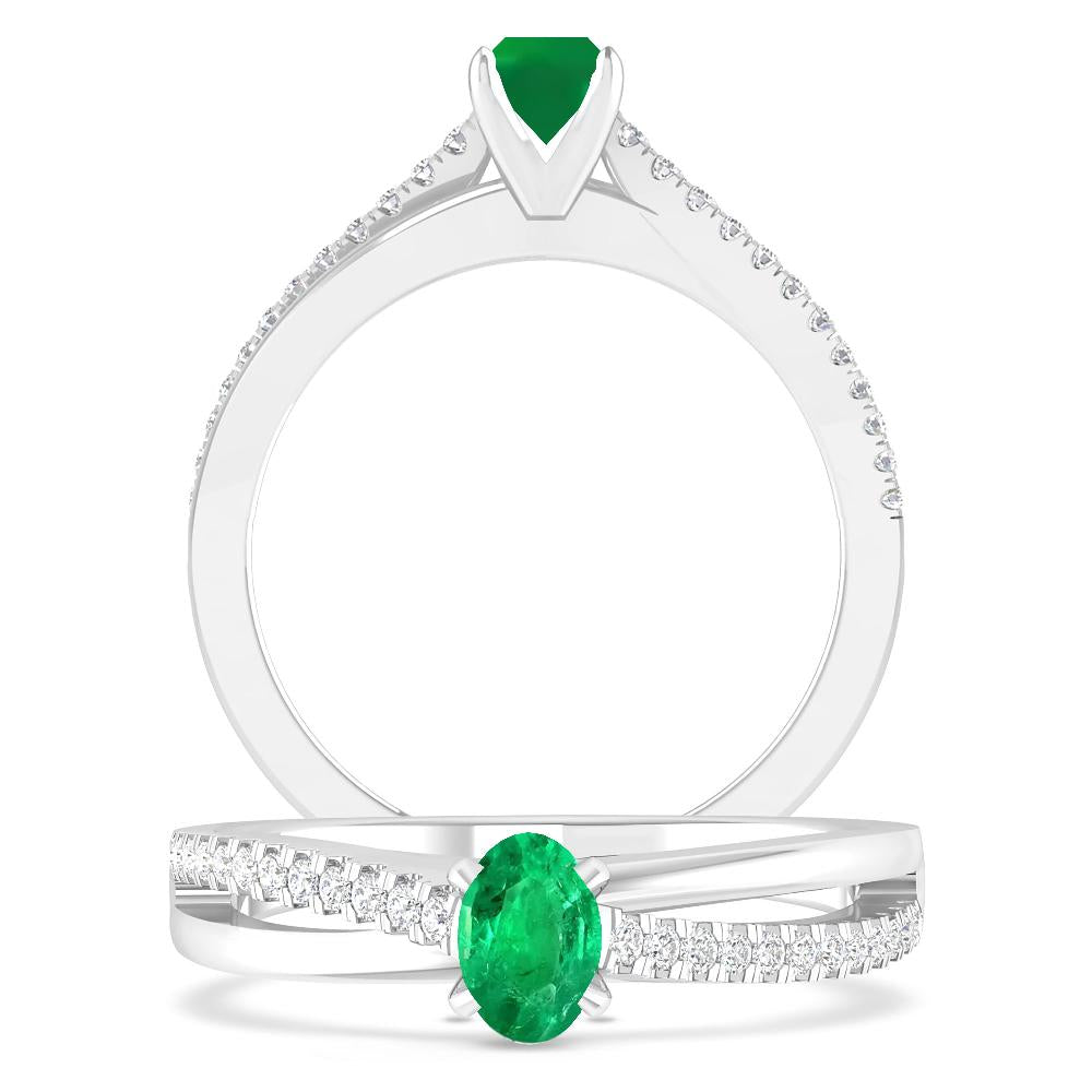 White Gold - Emerald