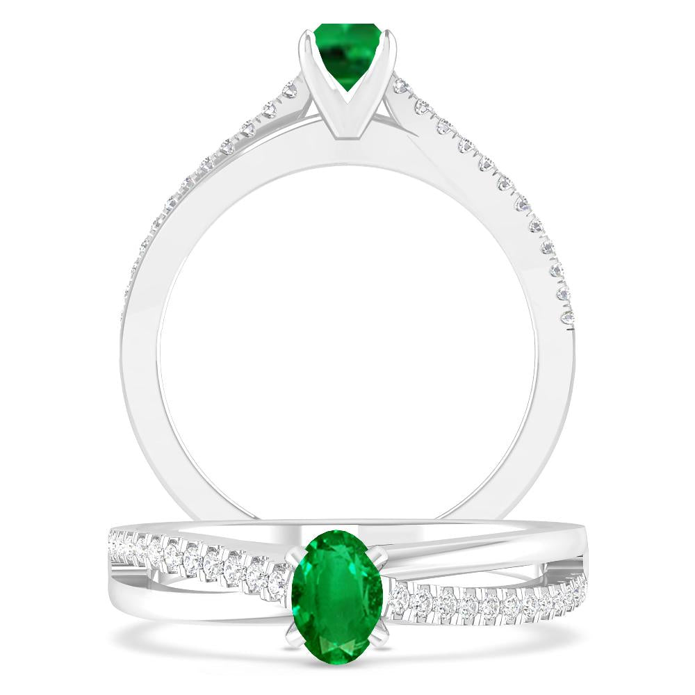 White Gold - Emerald