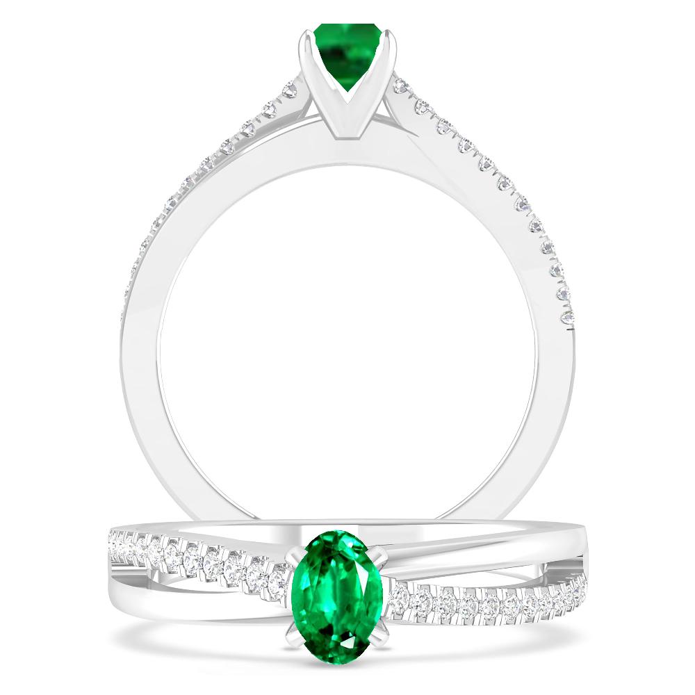 White Gold - Emerald