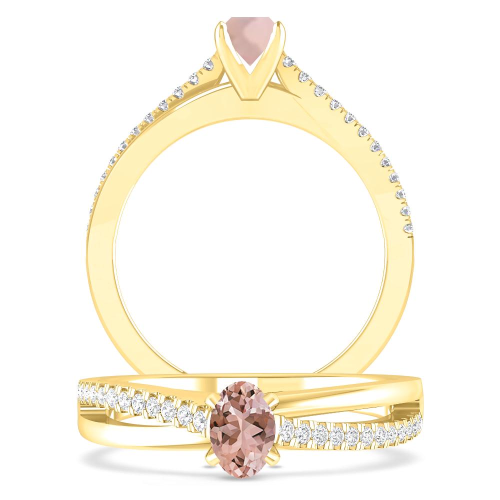 Yellow Gold - Morganite