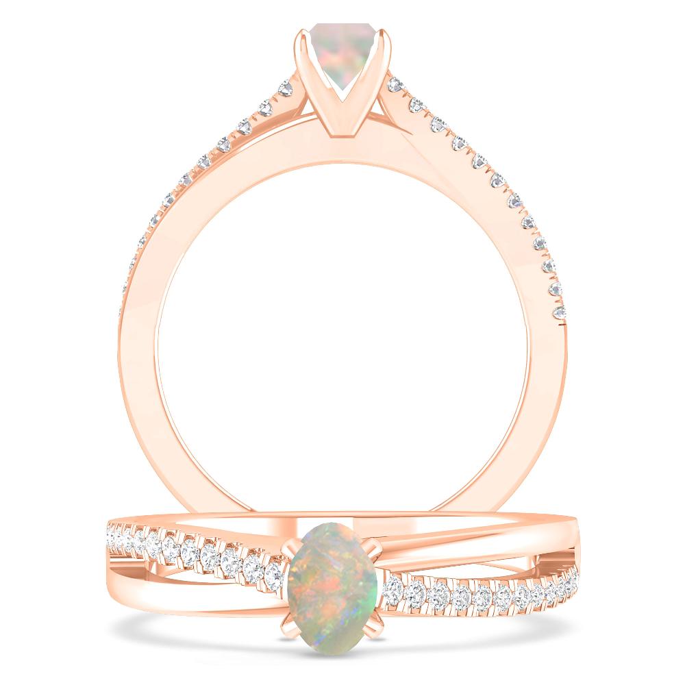 Rose Gold - Opal