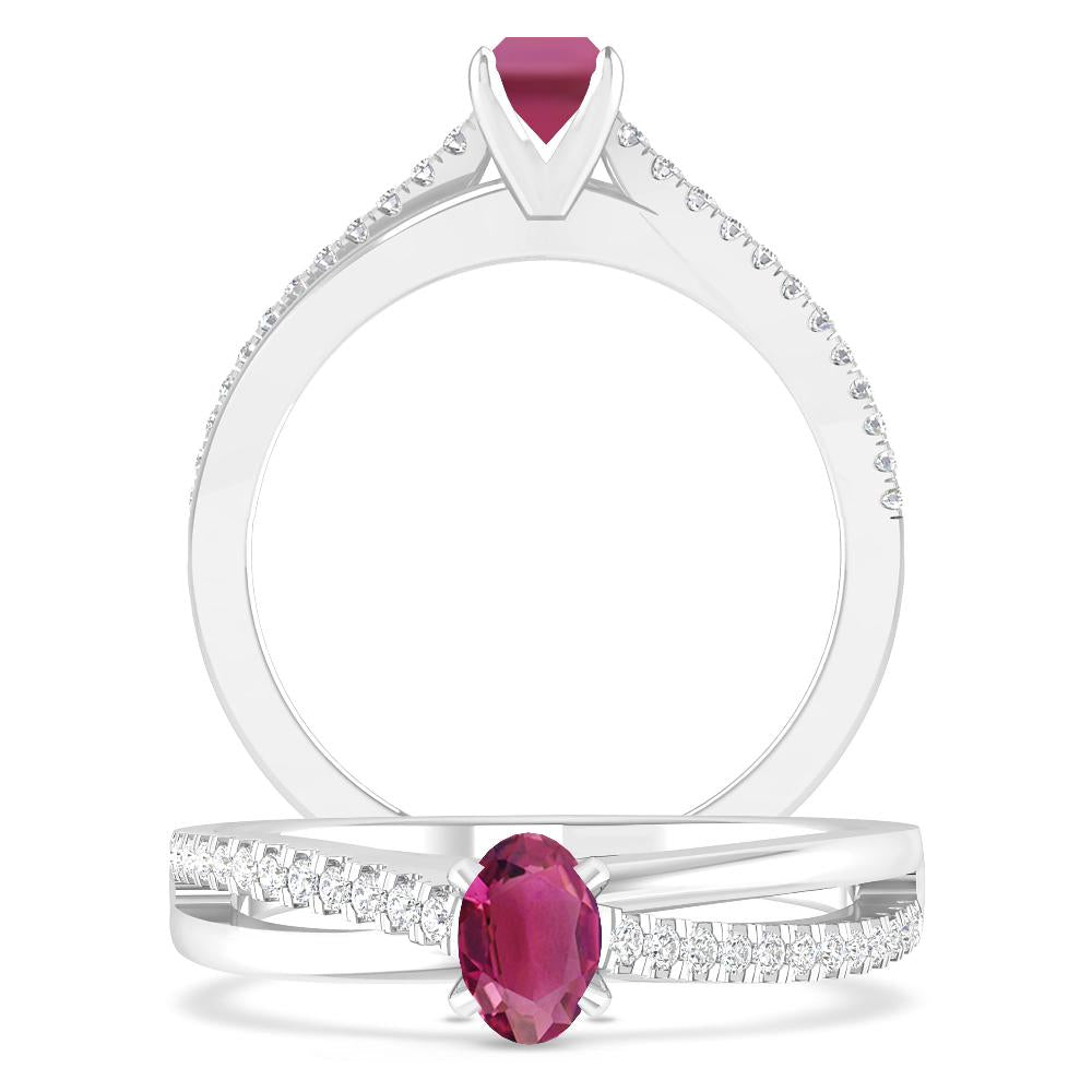 White Gold - Pink Tourmaline