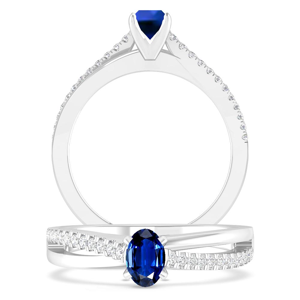 White Gold - Sapphire