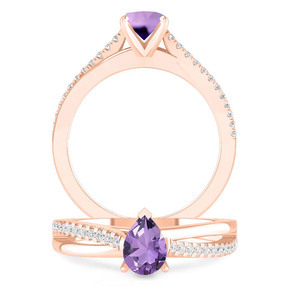 Rose Gold - Amethyst