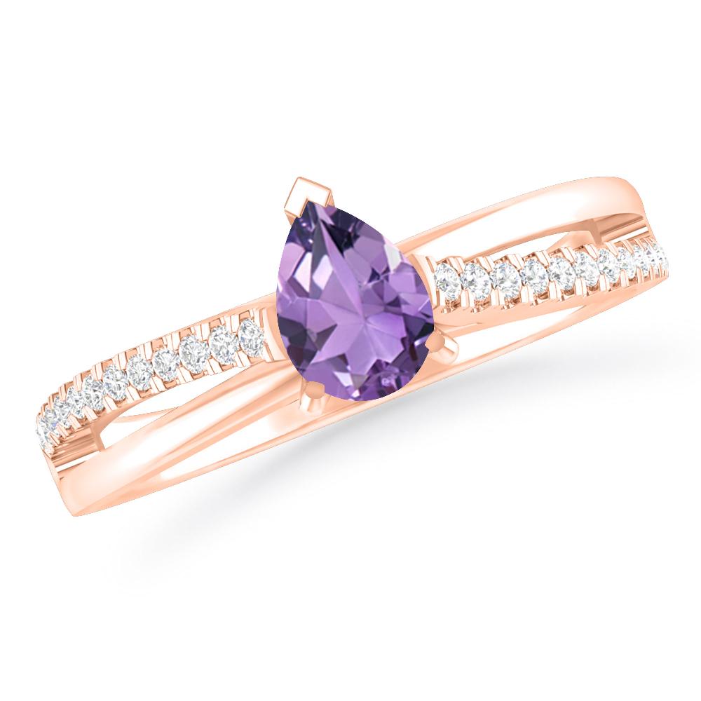 Rose Gold - Amethyst