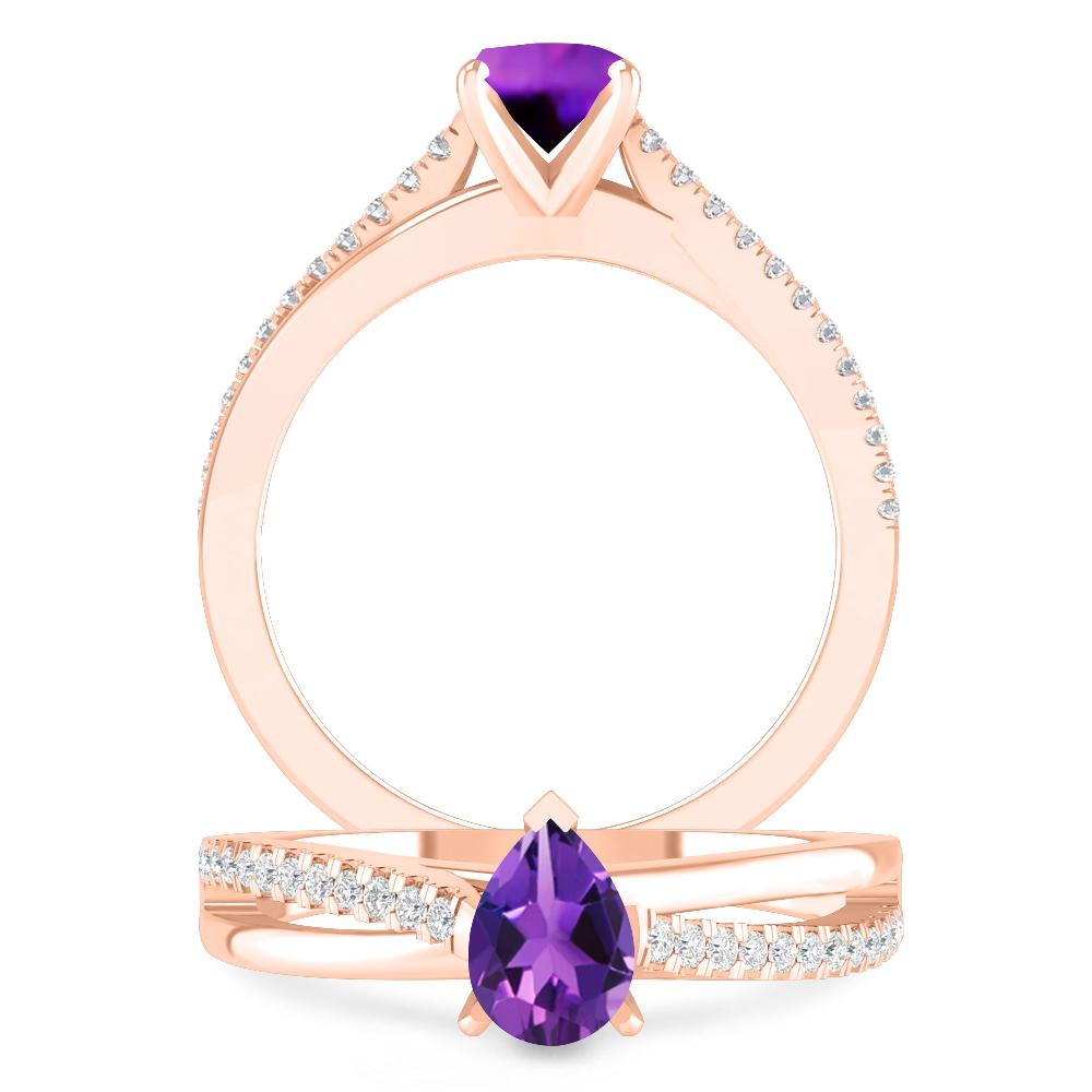 Rose Gold - Amethyst