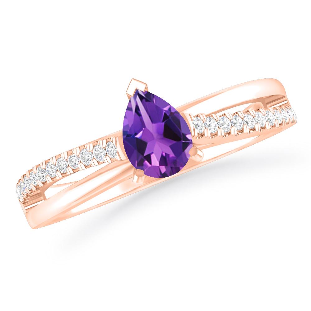 Rose Gold - Amethyst