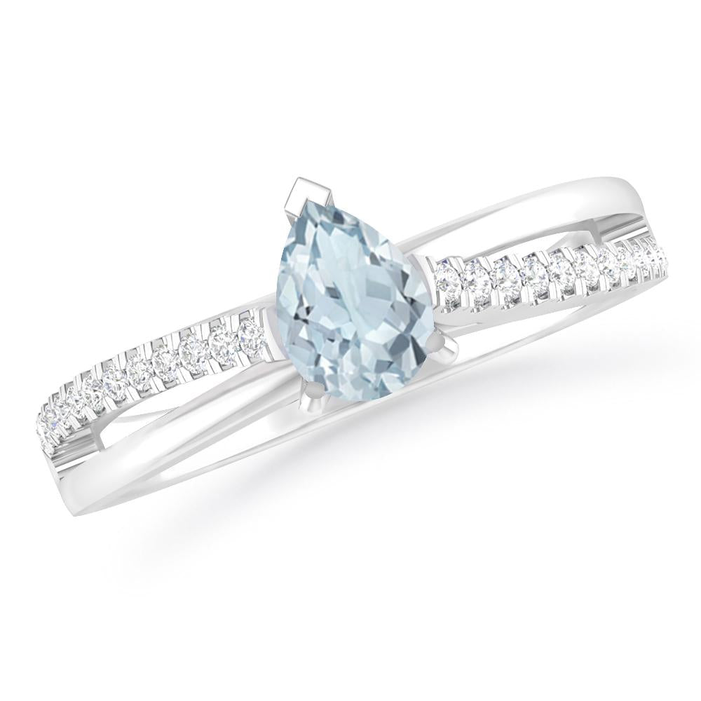 White Gold - Aquamarine