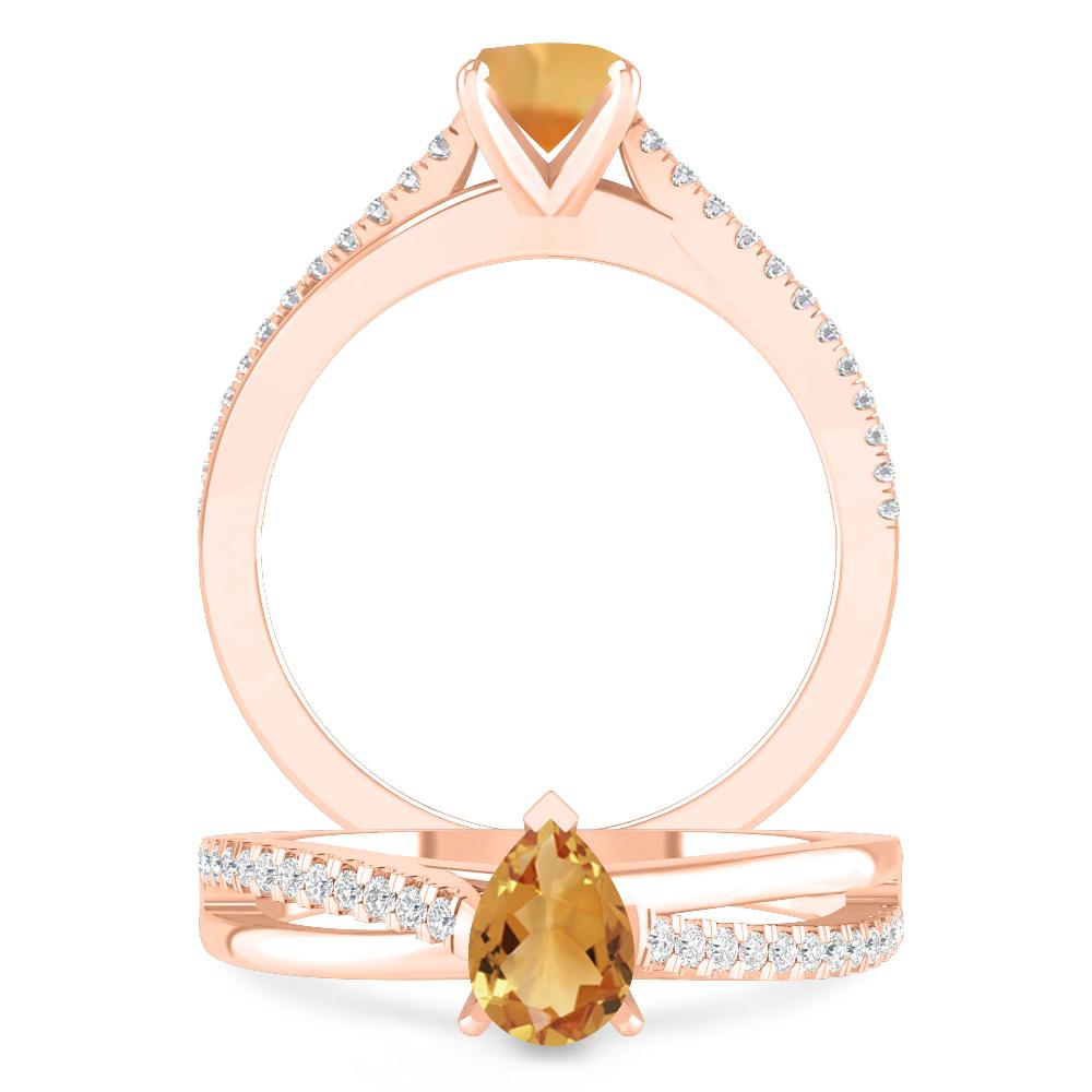 Rose Gold - Citrine