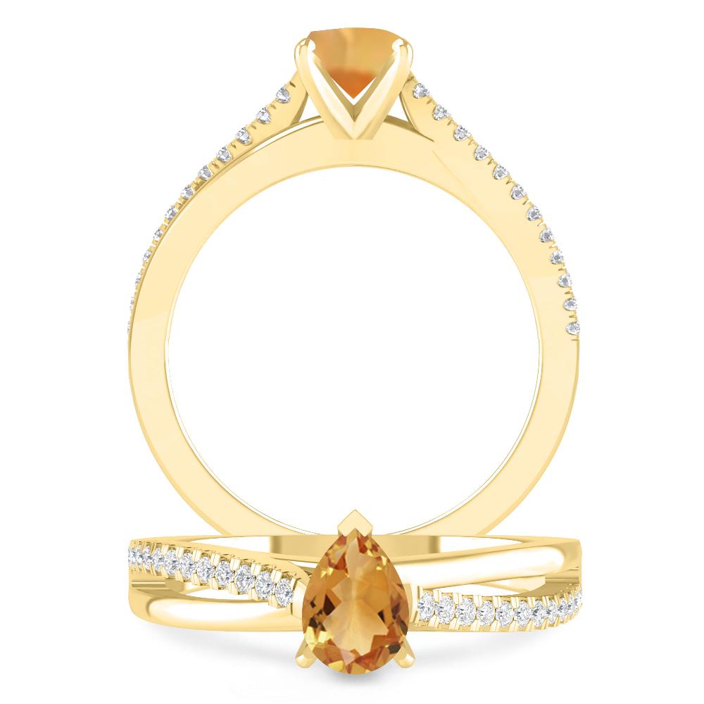 Yellow Gold - Citrine