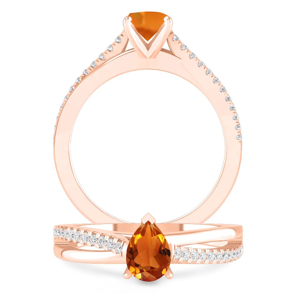 Rose Gold - Citrine