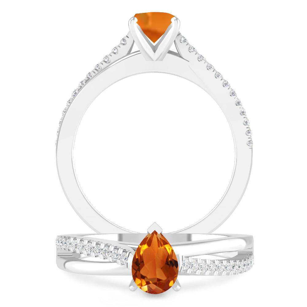 White Gold - Citrine