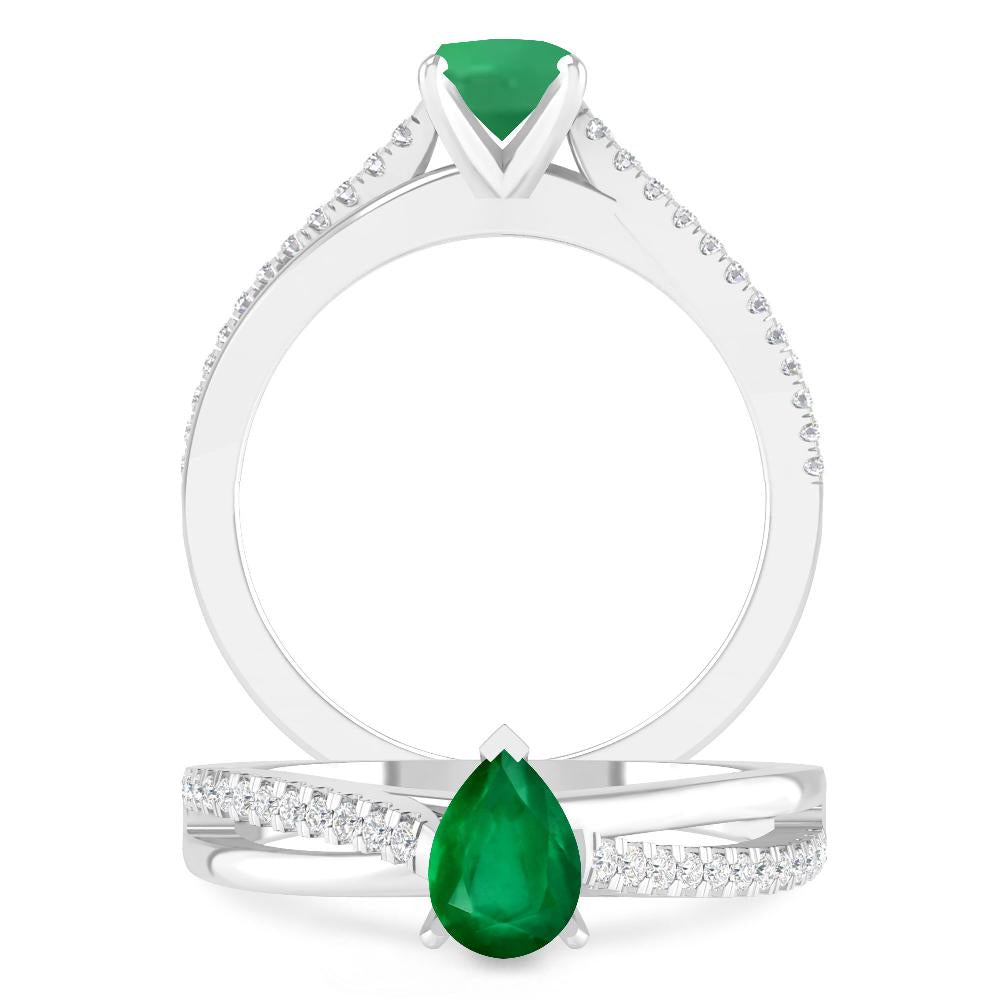 White Gold - Emerald