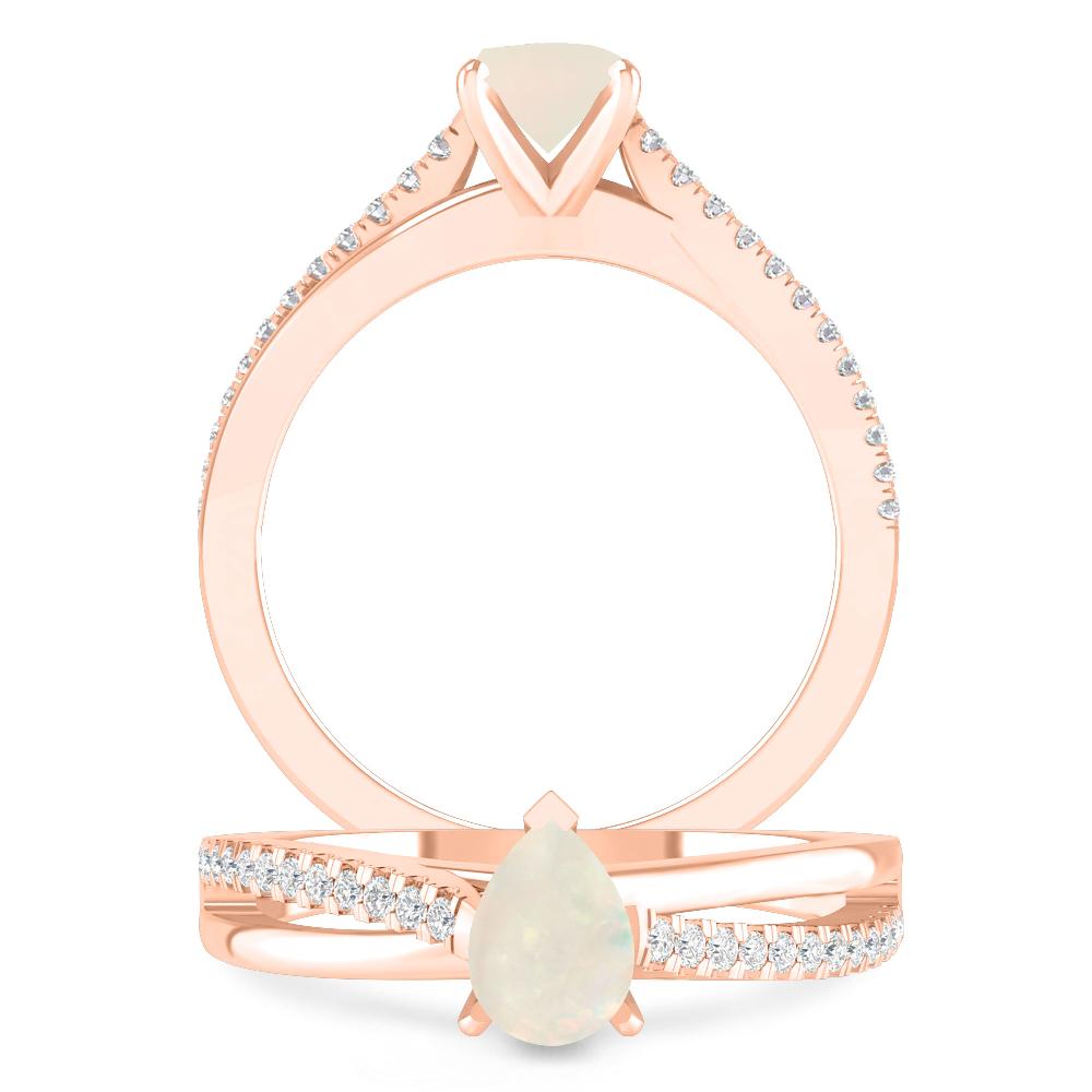 Rose Gold - Opal