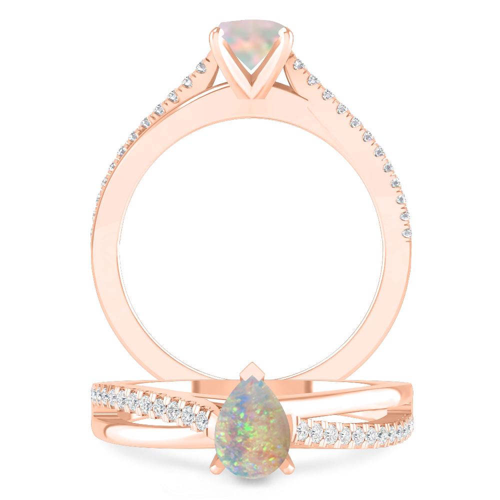 Rose Gold - Opal