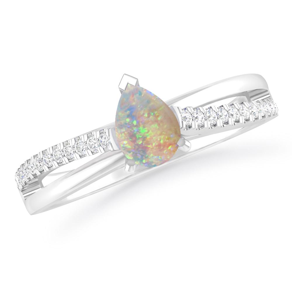 White Gold - Opal